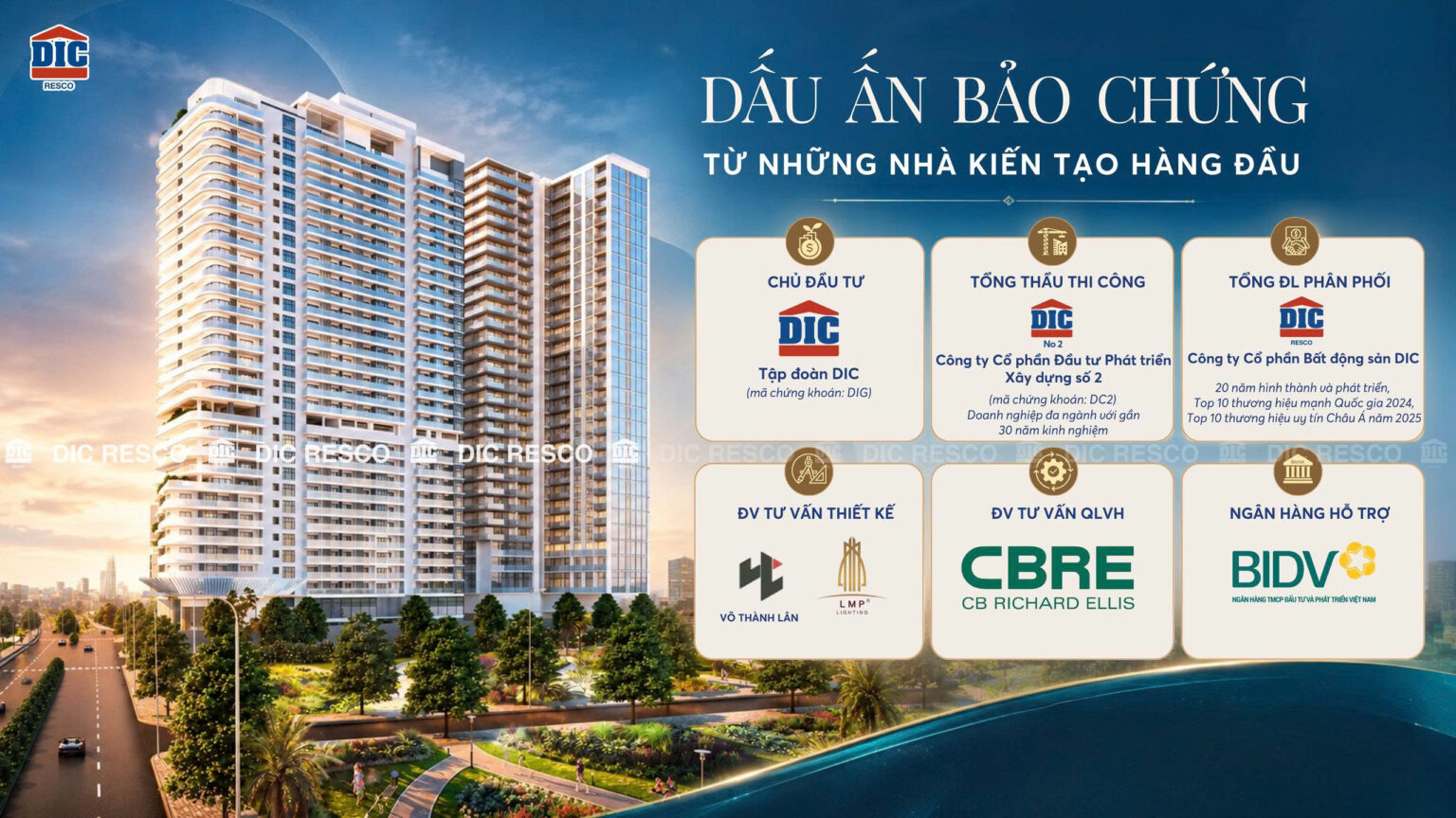 Các đơn vị phát triển dự án BluMor