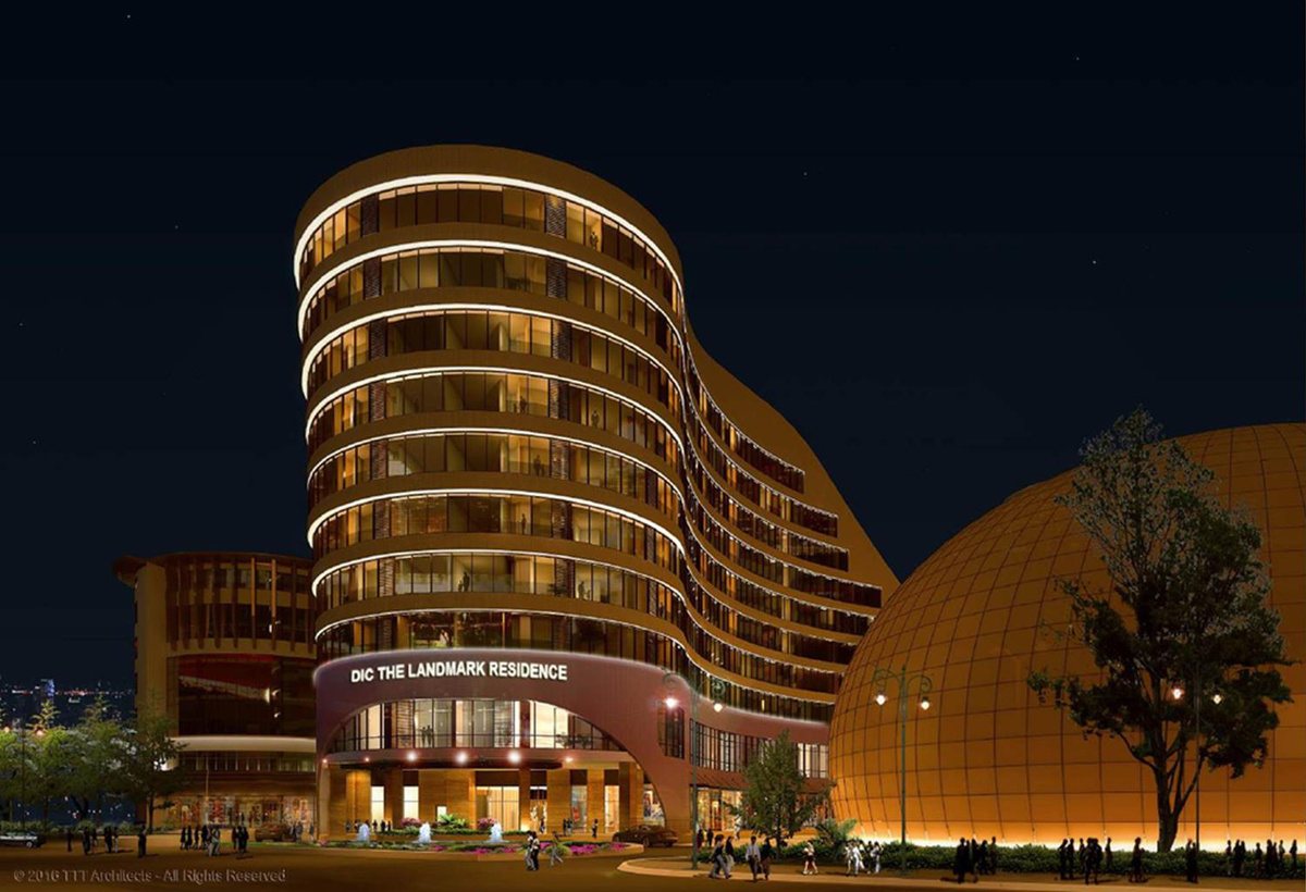 DIC Star Landmark về đêm